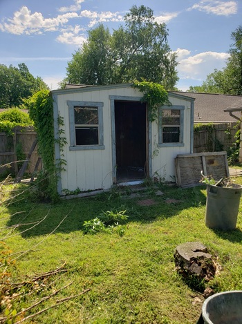 shed removal and haul of